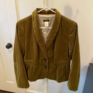 J. CREW Velvet Blazer